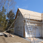 Construction d'un garage avec ferme de toit habitable - Jeff Tech Rimouski